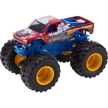 Машина Hot Wheels Monster Jam 1:64 Сумасшедший поезд T8626