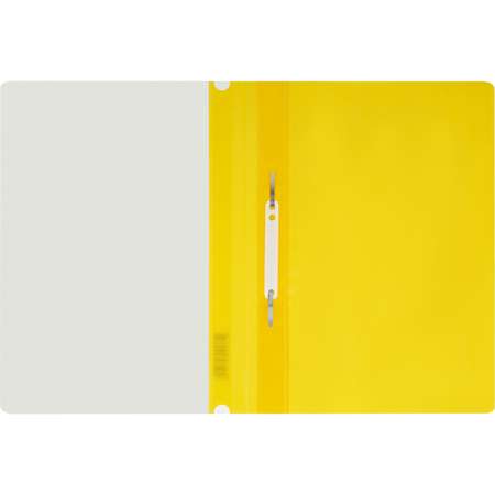 Папка-скоросшиватель Стамм пластиковая А4 120мкм Желтая с прозрачным верхом ММ-30703