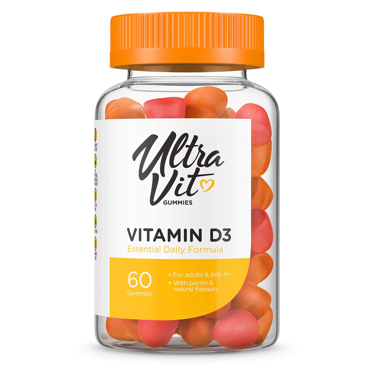 Витамин Д3 ULTRAVIT Gummies жевательный 60таблеток - фото 1