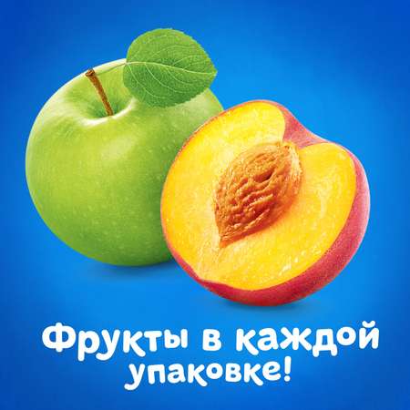 Сок Агуша яблоко-персик с мякотью 500мл с 3лет