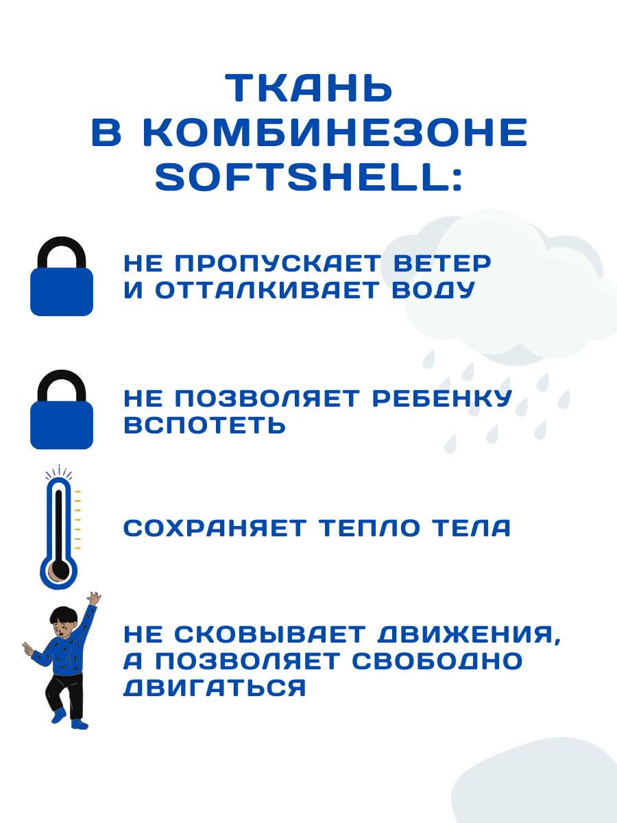 Комбинезон Polzcom PZSOFTBLUE - фото 4