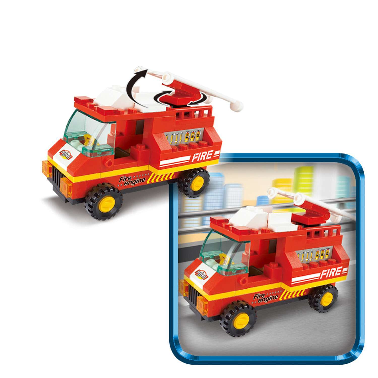 Конструктор SLUBAN Городская серия FIRE ENGINE - фото 10