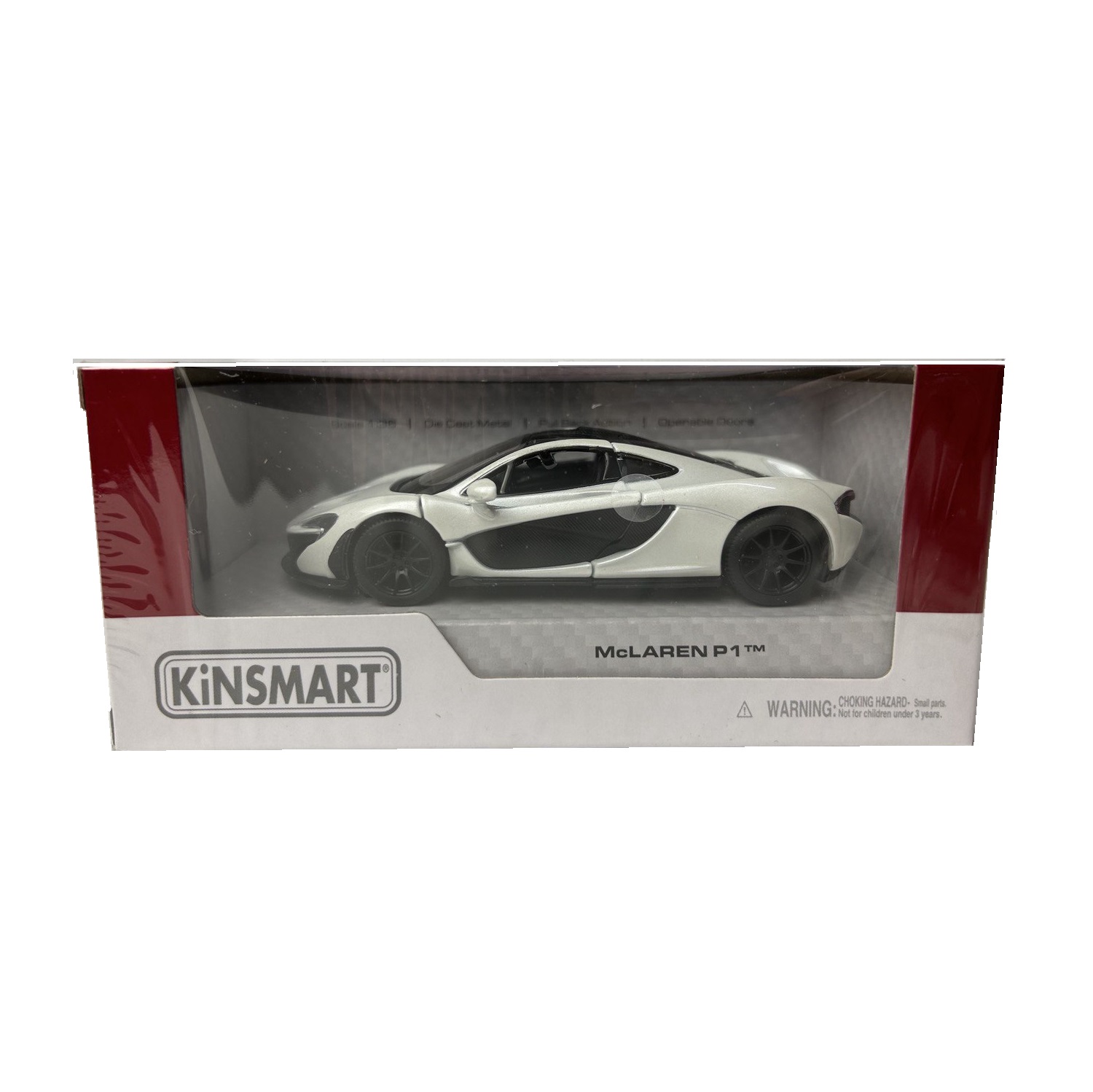 Автомобиль KINSMART McLaren белый КТ5393/3 - фото 3