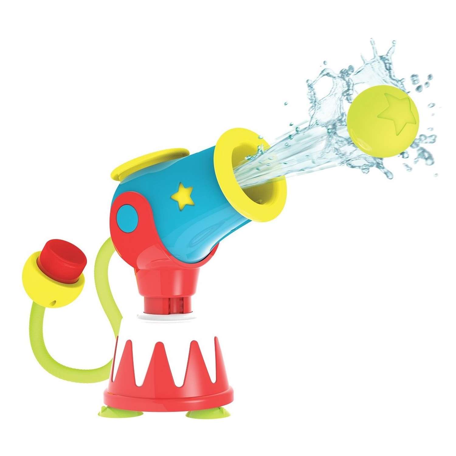 Игрушка для ванны Yookidoo Водяная пушка с шариками - фото 1