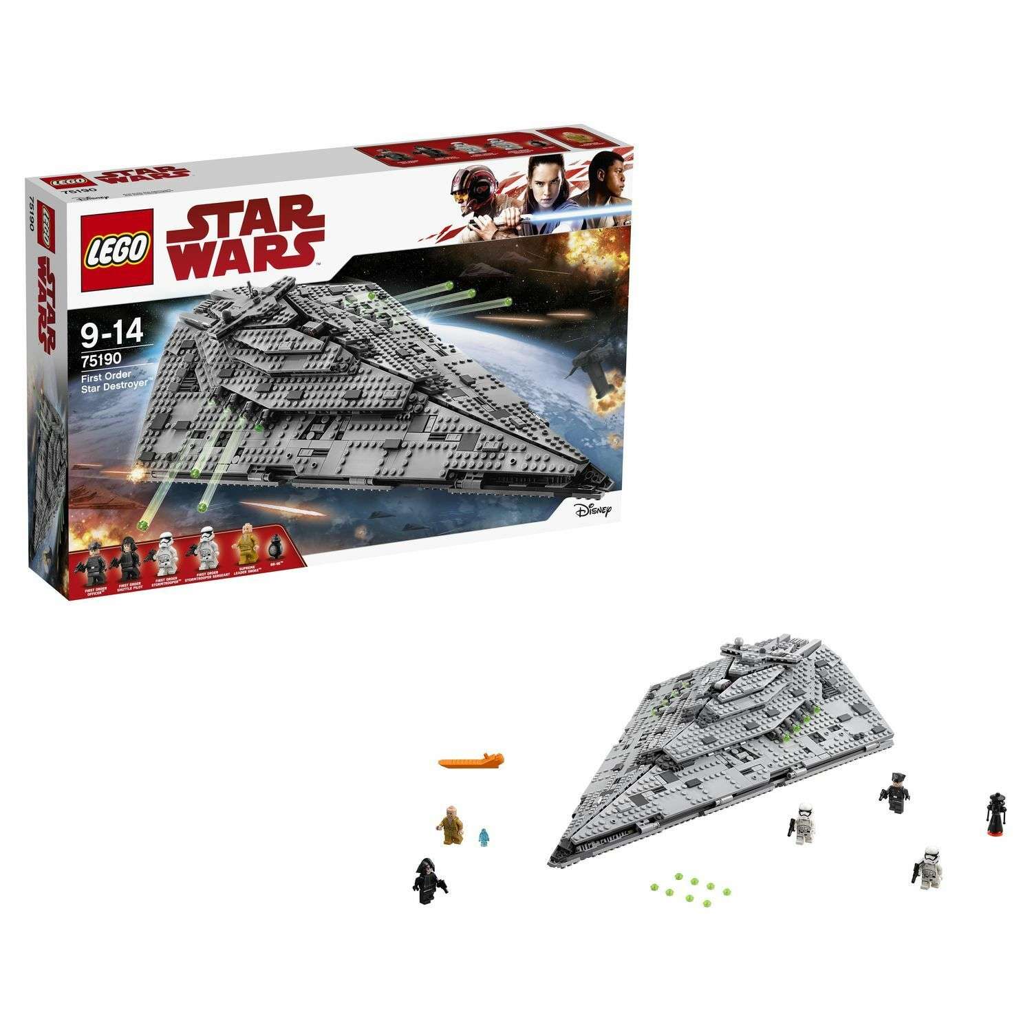 Конструктор LEGO Star Wars TM Звёздный разрушитель Первого Ордена (75190) - фото 1