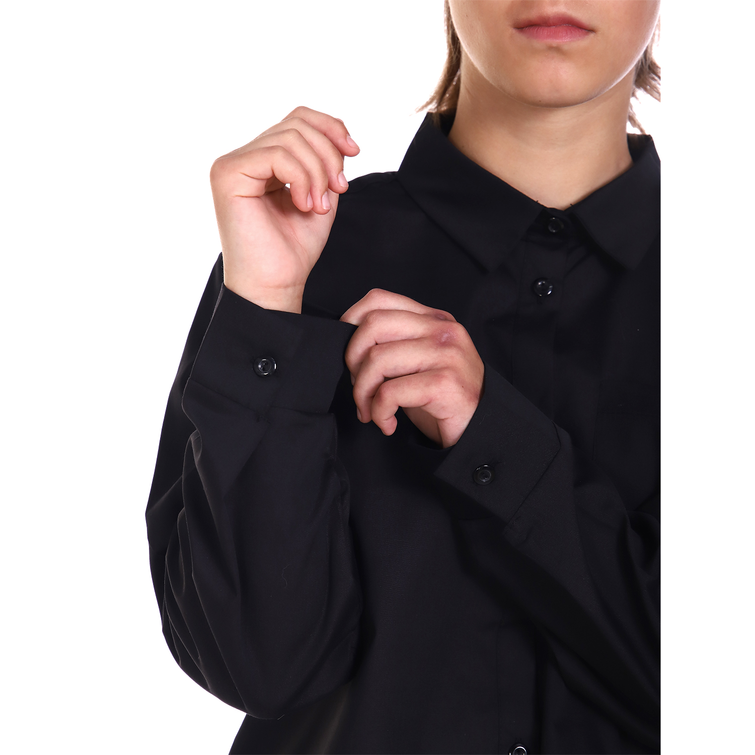 Рубашка Детская Одежда 401ФЛ9/черный - фото 7