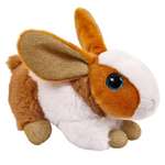 Мягкая игрушка ABtoys Домашние любимцы Кролик коричневый
