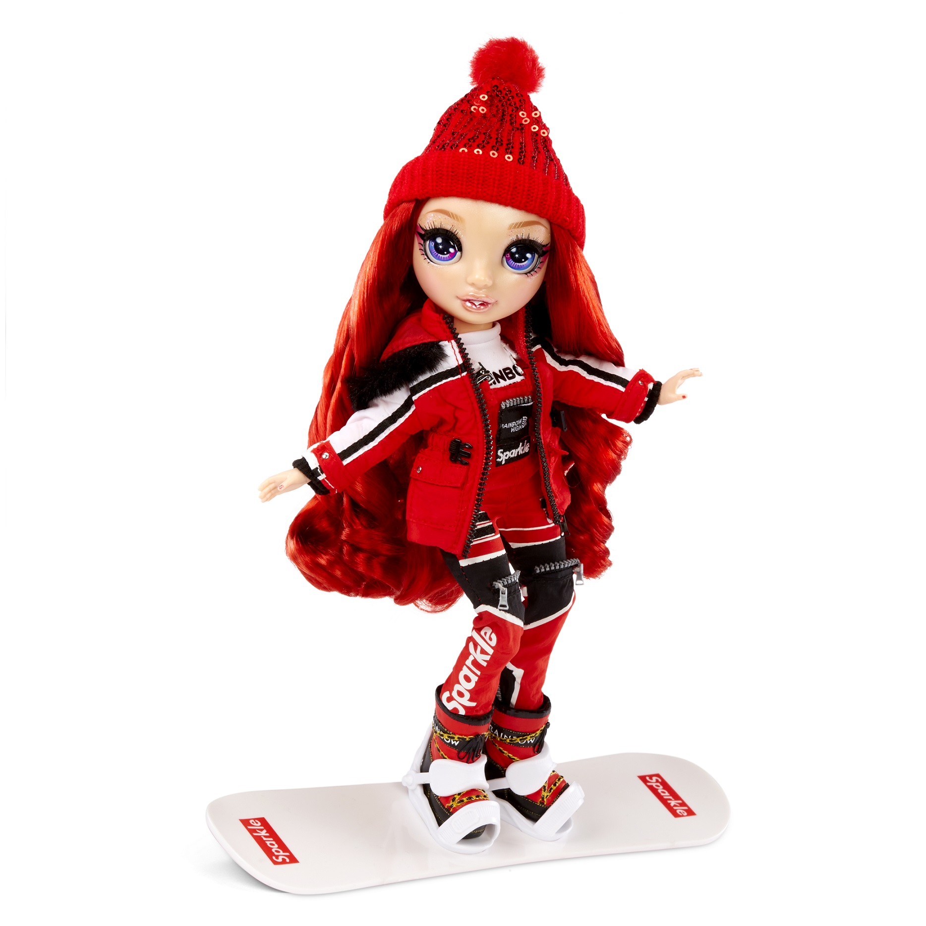 Кукла Rainbow High Winter Break Fashion Doll- Ruby Anderson Red 574286 - фото 3