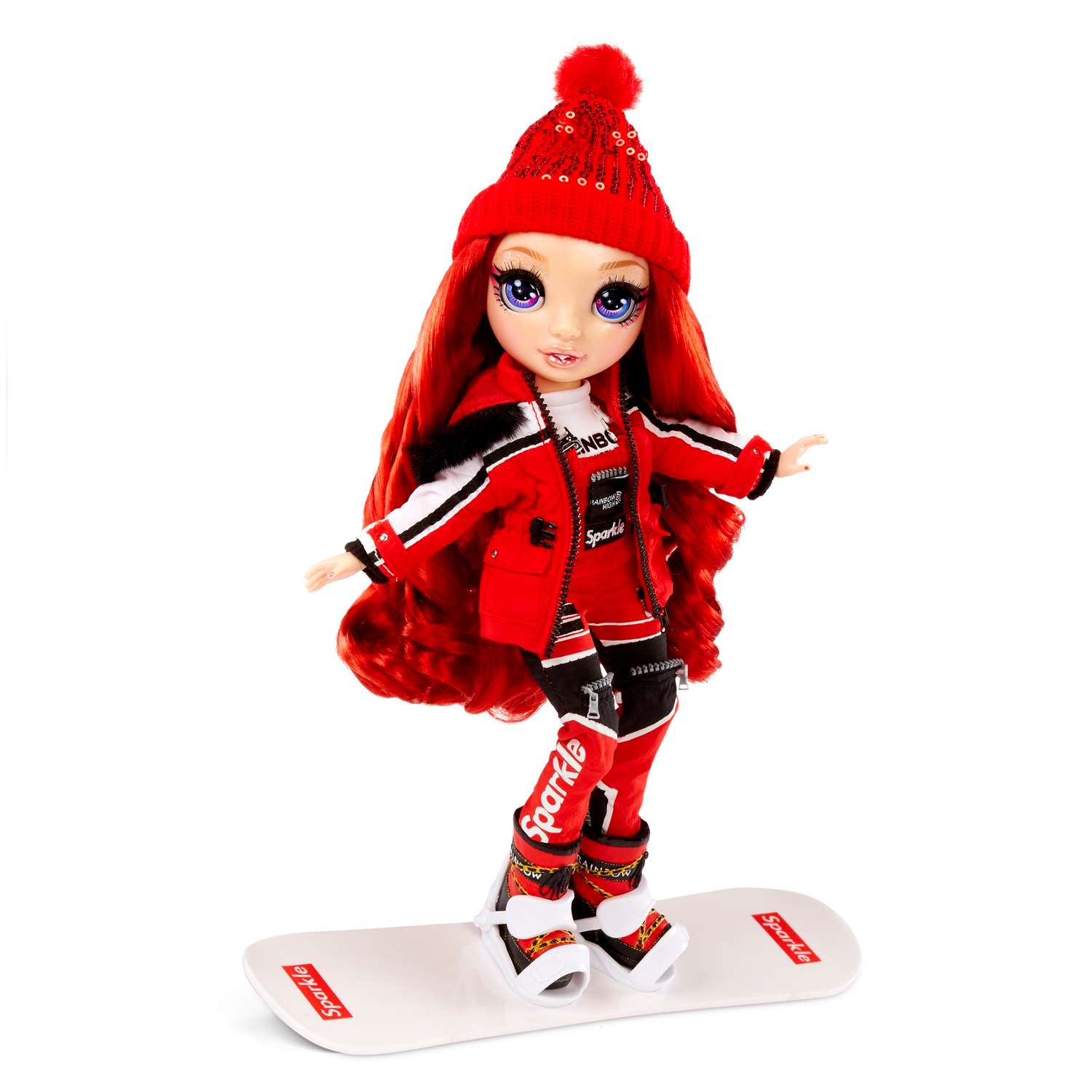 Кукла Rainbow High Winter Break Fashion Doll- Ruby Anderson Red 574286 - фото 3