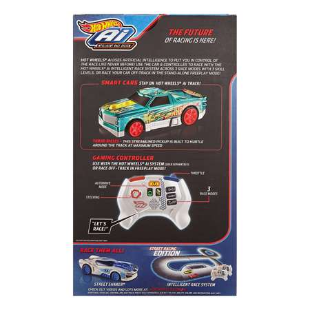 Машинка Hot Wheels РУ Hot Wheels Турбо-дизель Бирюзовый FGT82