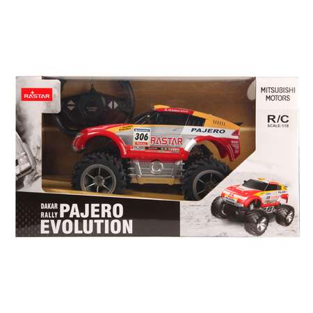 Машина Rastar РУ 1:18 Pajero Красная 20100