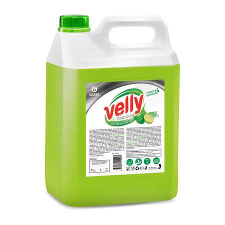 Средство для мытья посуды GraSS Velly Premium Лайм и Мята 5 кг