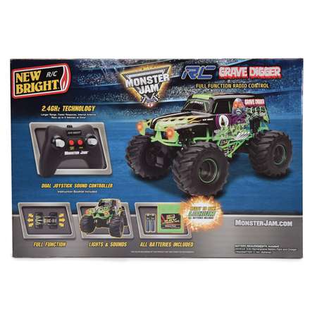 Машина р/у New Bright Monster Jam GRAVE DIGGER 1:10