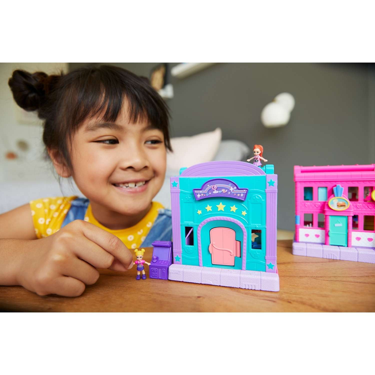 Набор игровой POLLY POCKET Полливиль станция Игровая комната GFP41 GGC29 - фото 10