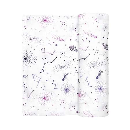Пеленка муслиновая Adam Stork Galaxy 118x118 см