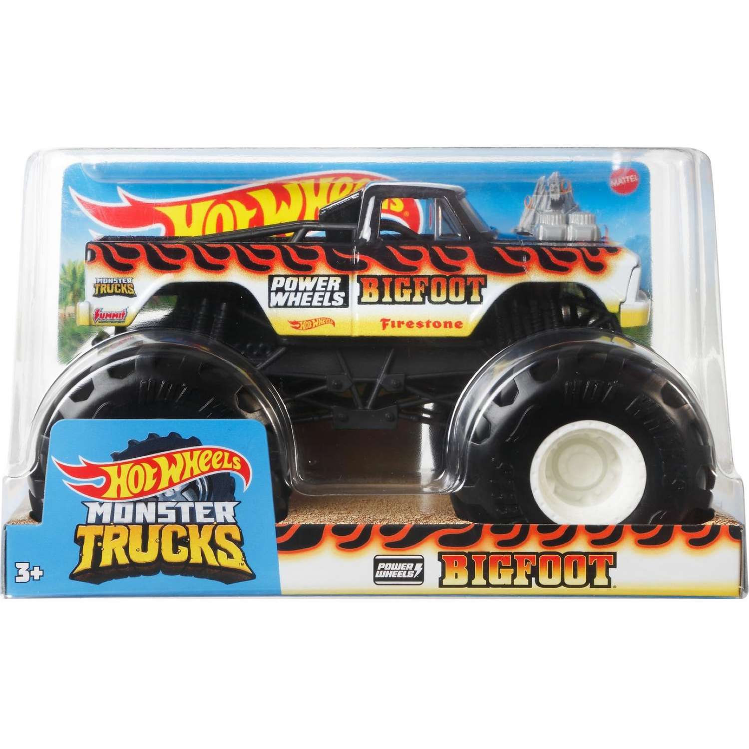 Машинка Hot Wheels Monster Trucks большой Бигфут GWL10 FYJ83 - фото 2