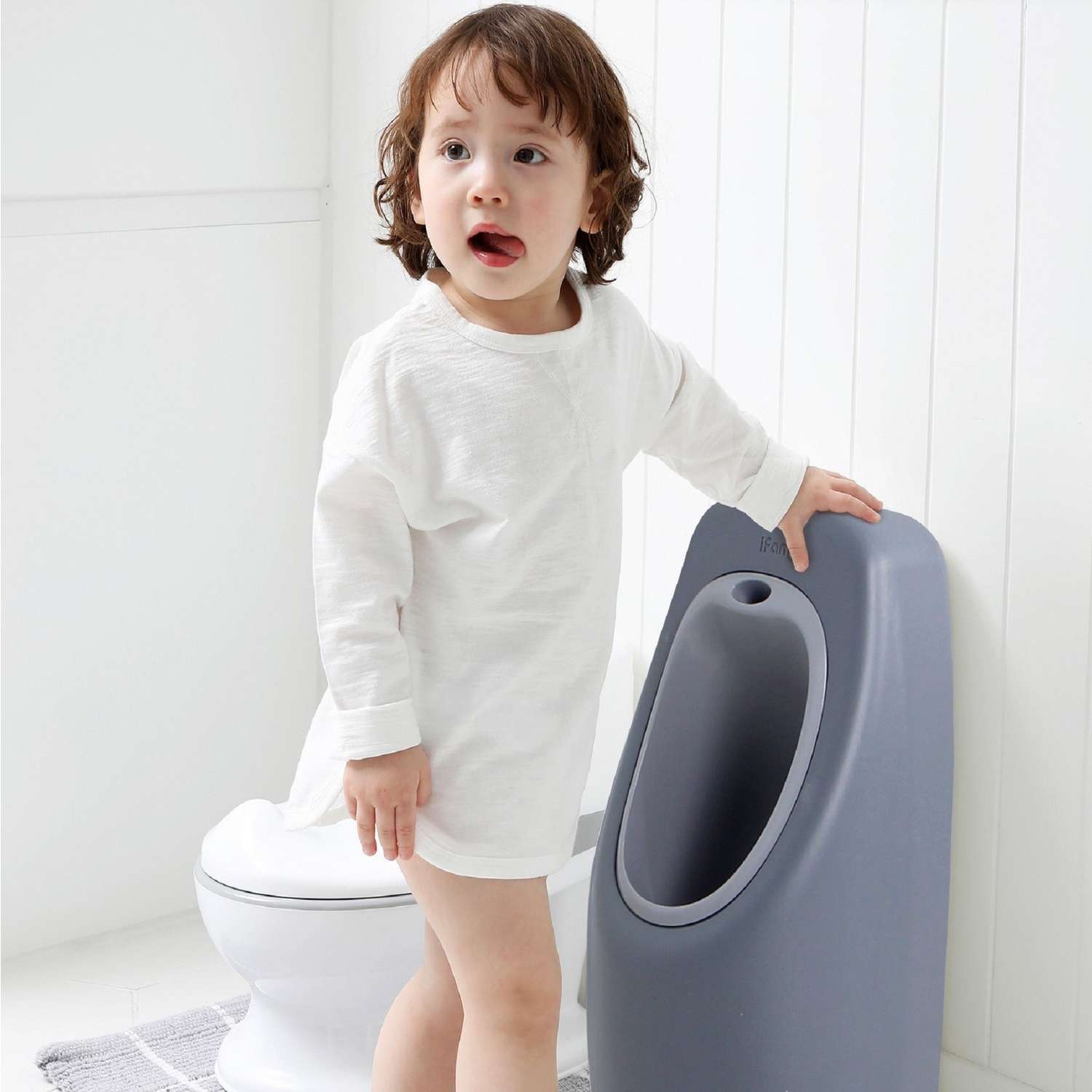 Детский горшок писсуар Ifam Easy doing standing urinal bowl - фото 6