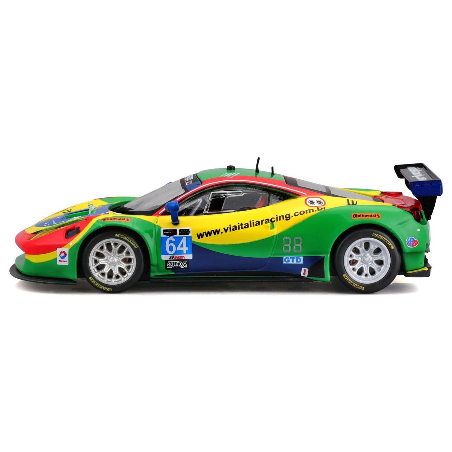 Машинка Bburago гоночная открывающиеся двери разноцветная 18-36305 18-36305 - фото 1