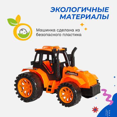 Машинка Story Game Трактор оранжевый