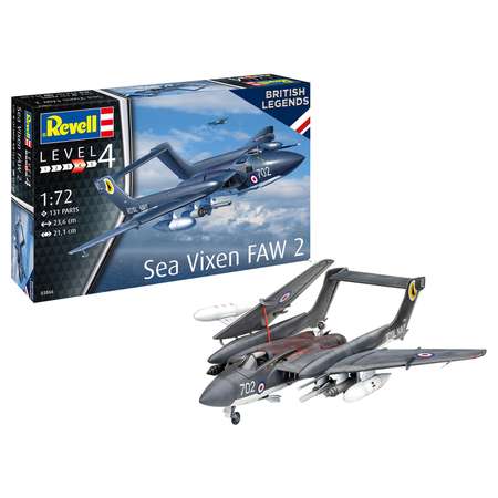 Сборная модель Revell Легенды Британии: Sea Vixen FAW 2 70th Anniversary