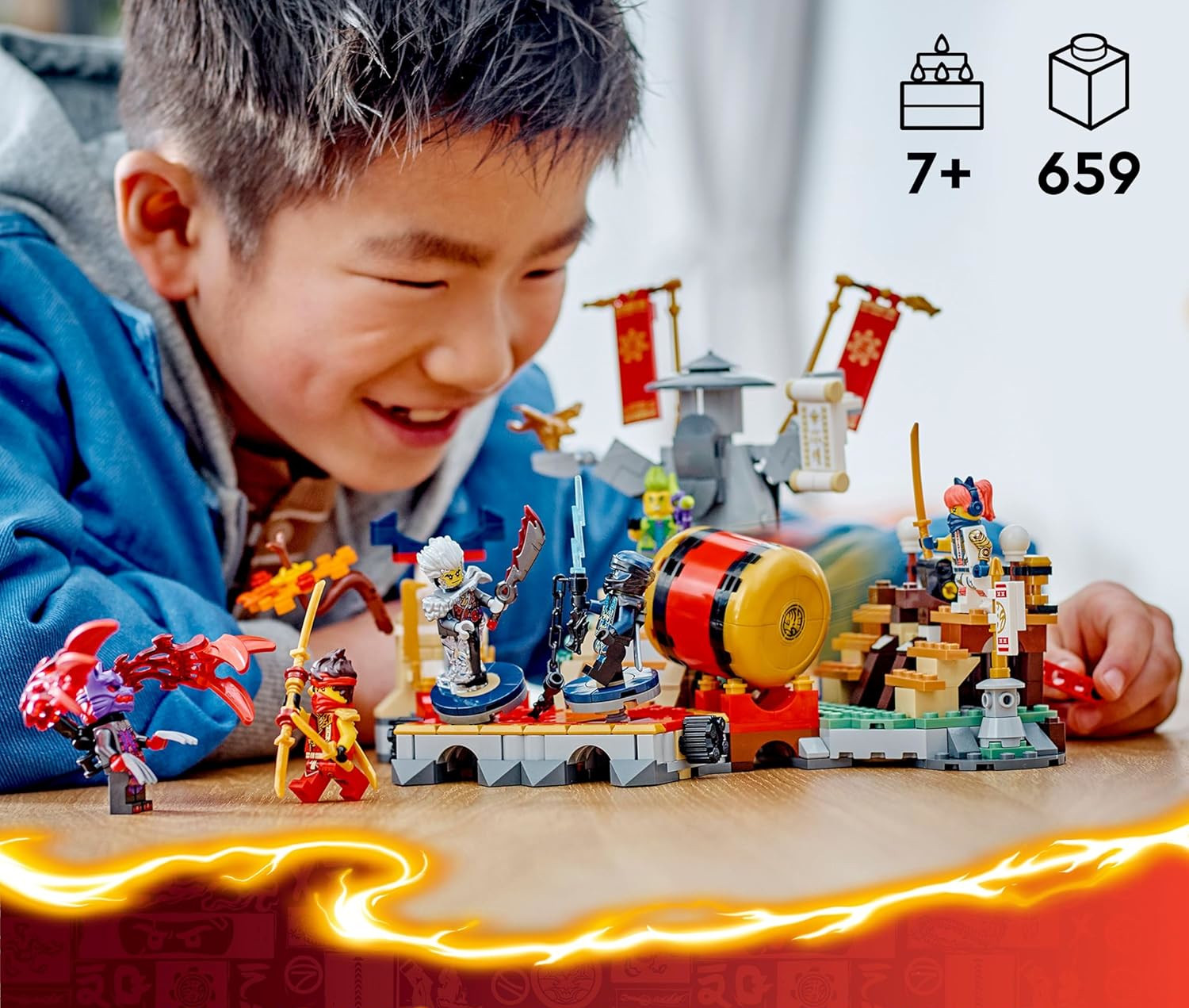 Конструктор LEGO Ninjago Турнирная боевая арена 71818 - фото 10