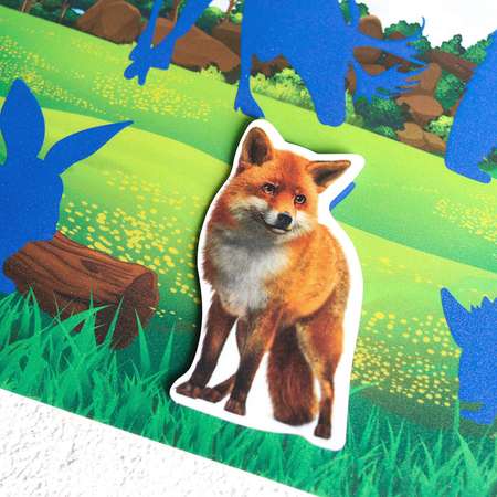 Игра на липучках Крошка Я «Изучаем мир лесных животных» методика Домана