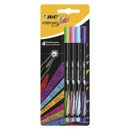 Ручка капиллярная BIC Интенсити 4цвета 942076