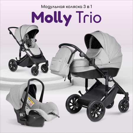 Модульная коляска 3 в 1 Farfello Molly Trio