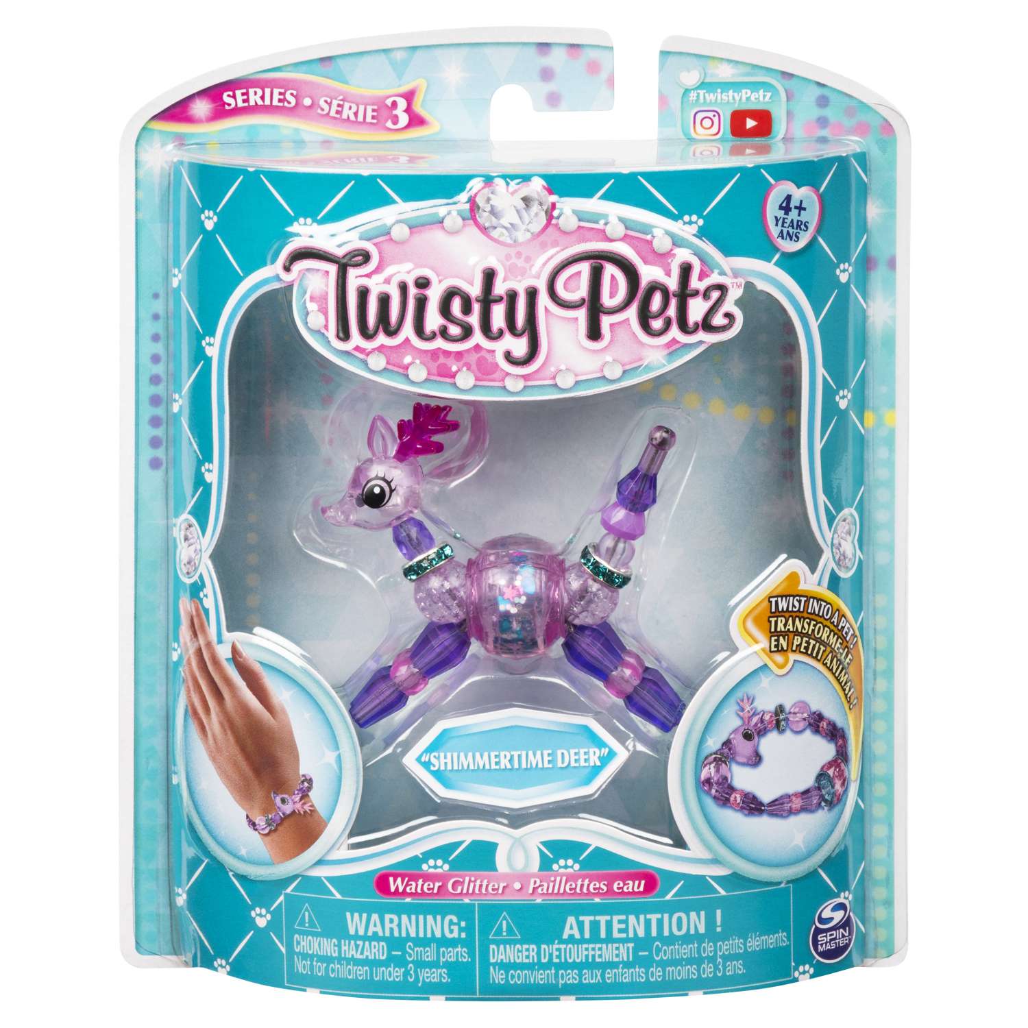 Набор Twisty Petz Фигурка-трансформер для создания браслетов Shimmertime Deer 6044770/20121578 - фото 1