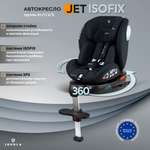 Автокресло JOVOLA Jet Isofix для новорожденных 0-36 кг группа 0+1+2+3 с упором в пол черный