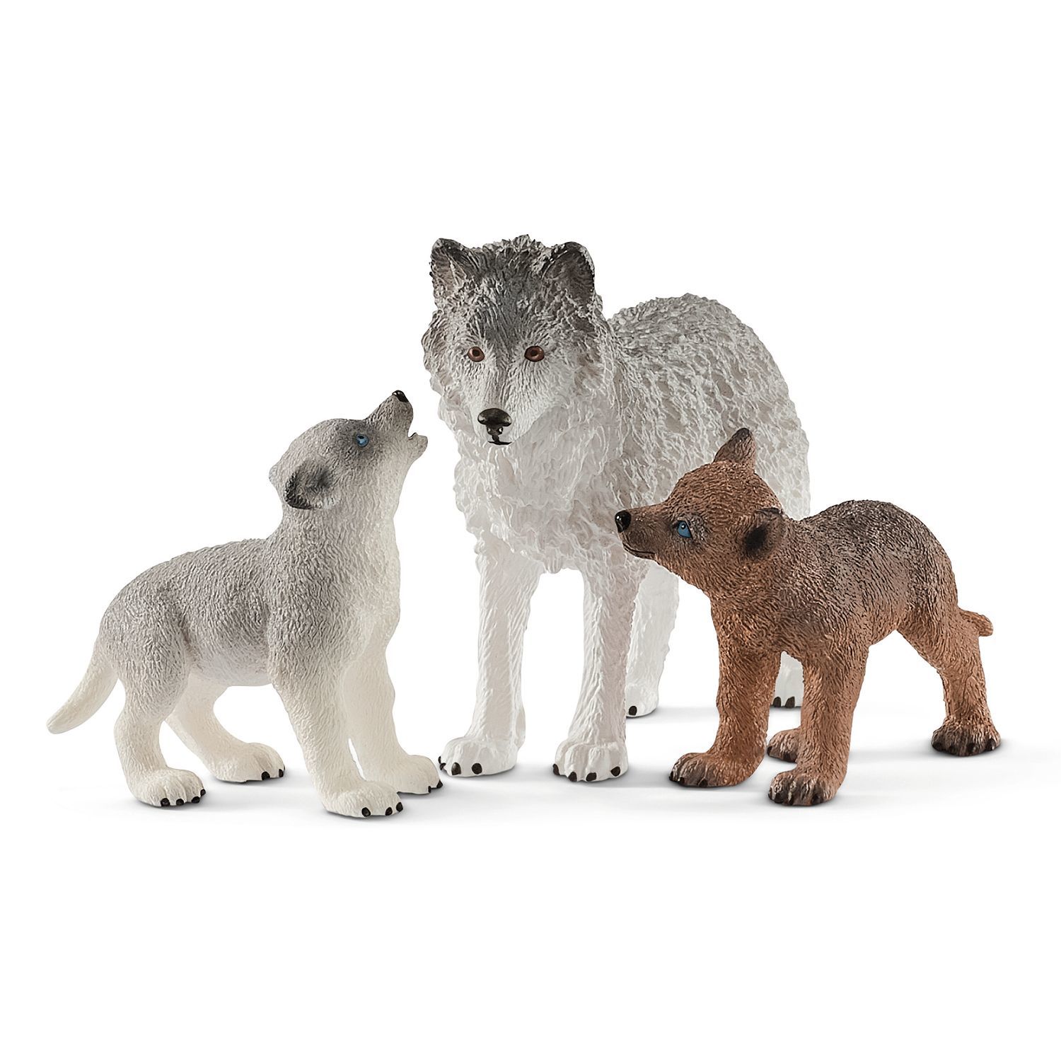 Набор SCHLEICH Волчица с волчатами 3предмета 42472 - фото 1