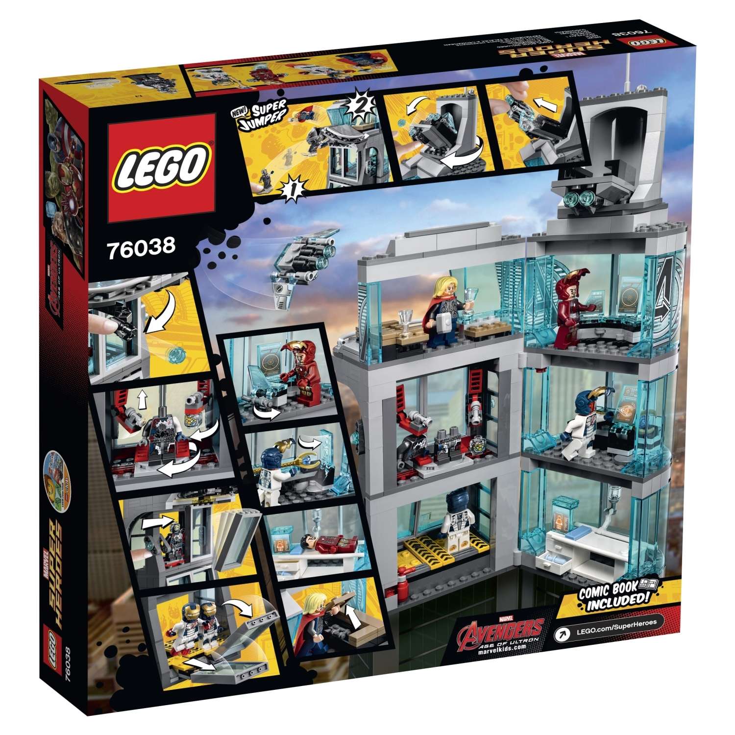 Конструктор LEGO Super Heroes Нападение на башню Мстителей (76038) - фото 3