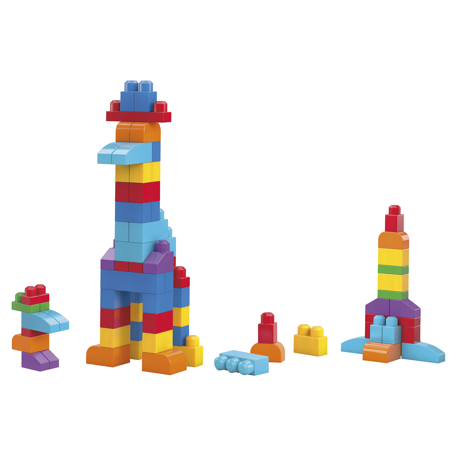 Конструктор Mega Bloks First Builders 60деталей в ассортименте DCH54/DCH55/CYP67 - фото 6