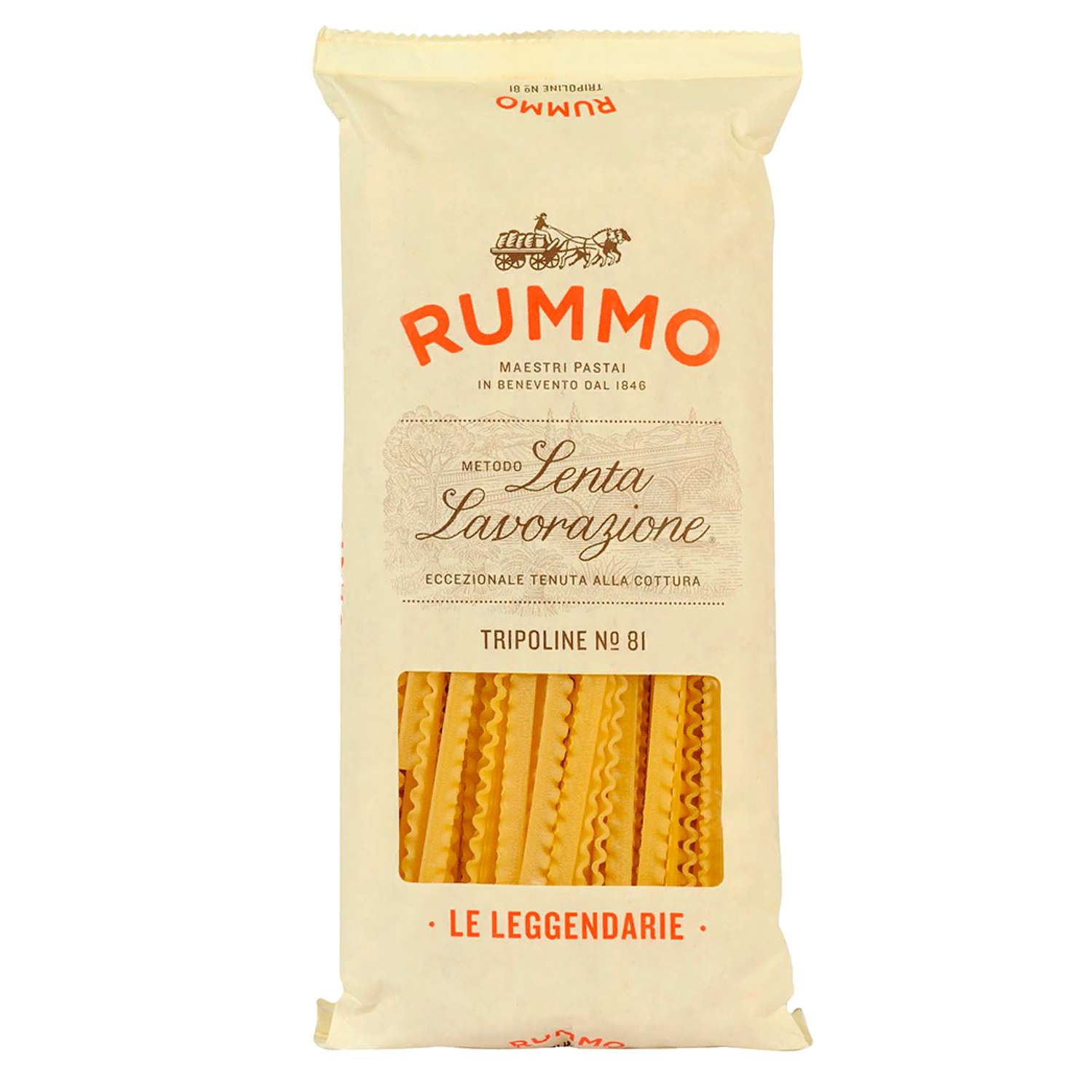 Макароны Rummo паста из твердых сортов пшеницы Особые Триполине n.81 500 г - фото 1