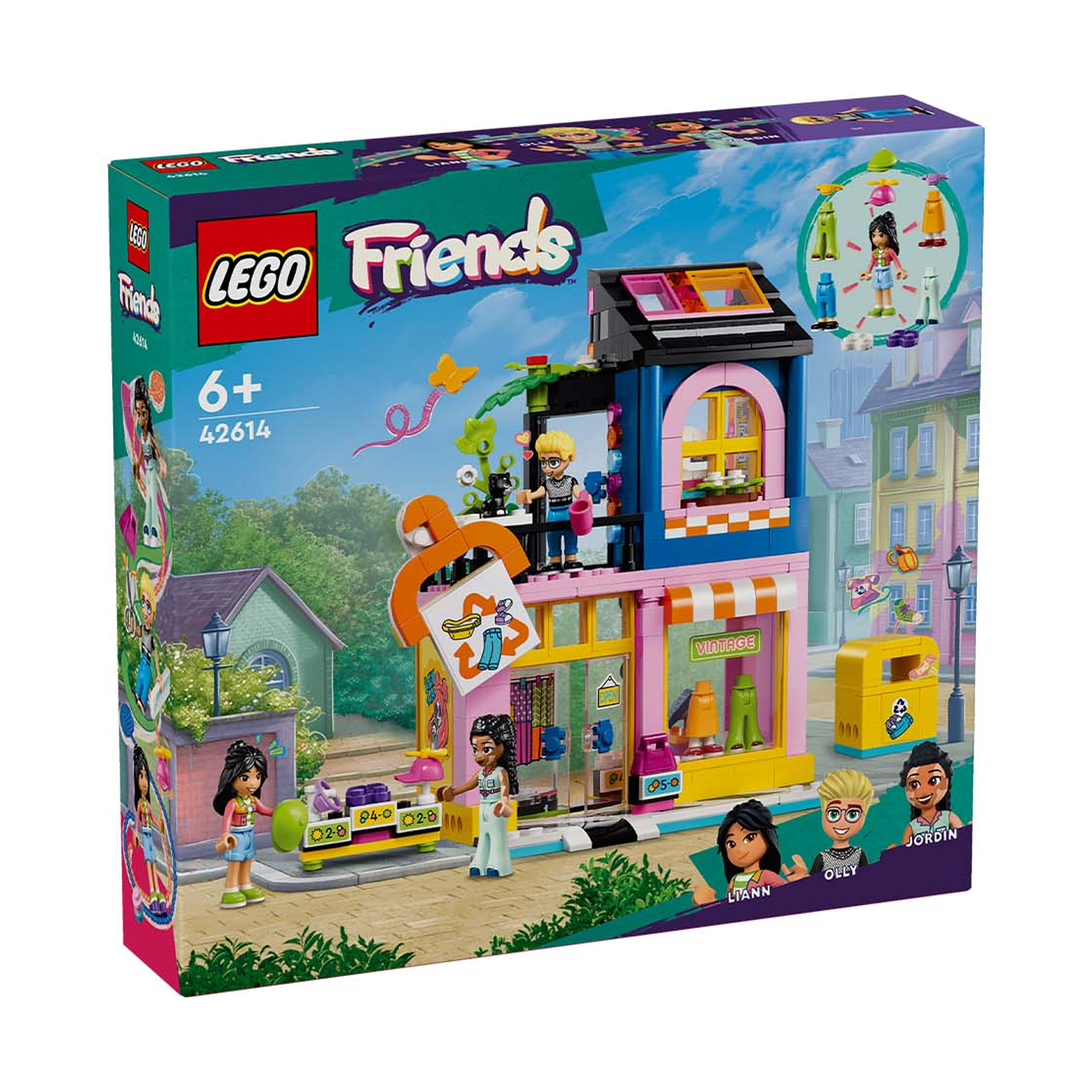 Конструктор LEGO Friends Магазин винтажной моды блочный - фото 9