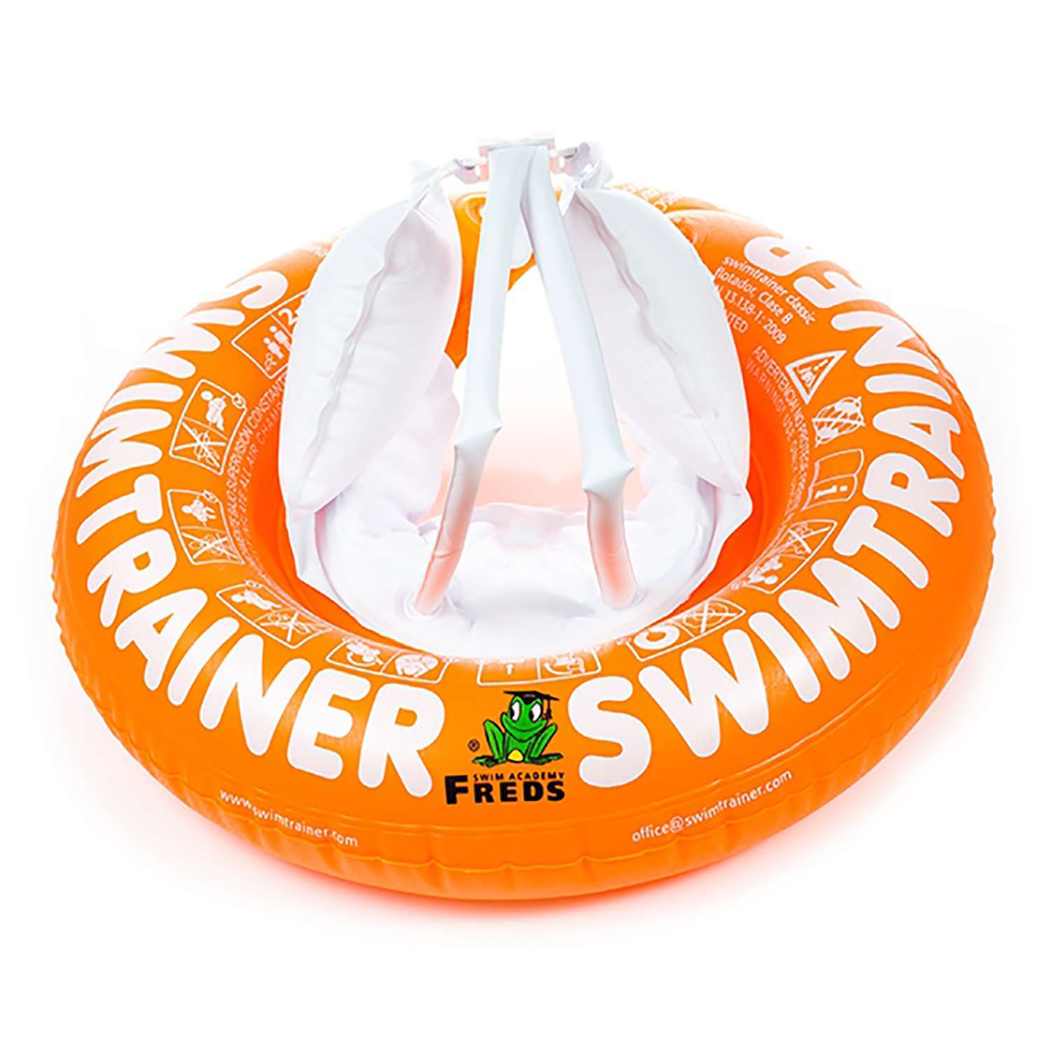 Круг надувной Freds Swim Academy Swimtrainer «Сlassic» для обучения плаванию (2-6лет) Оранжевый - фото 2