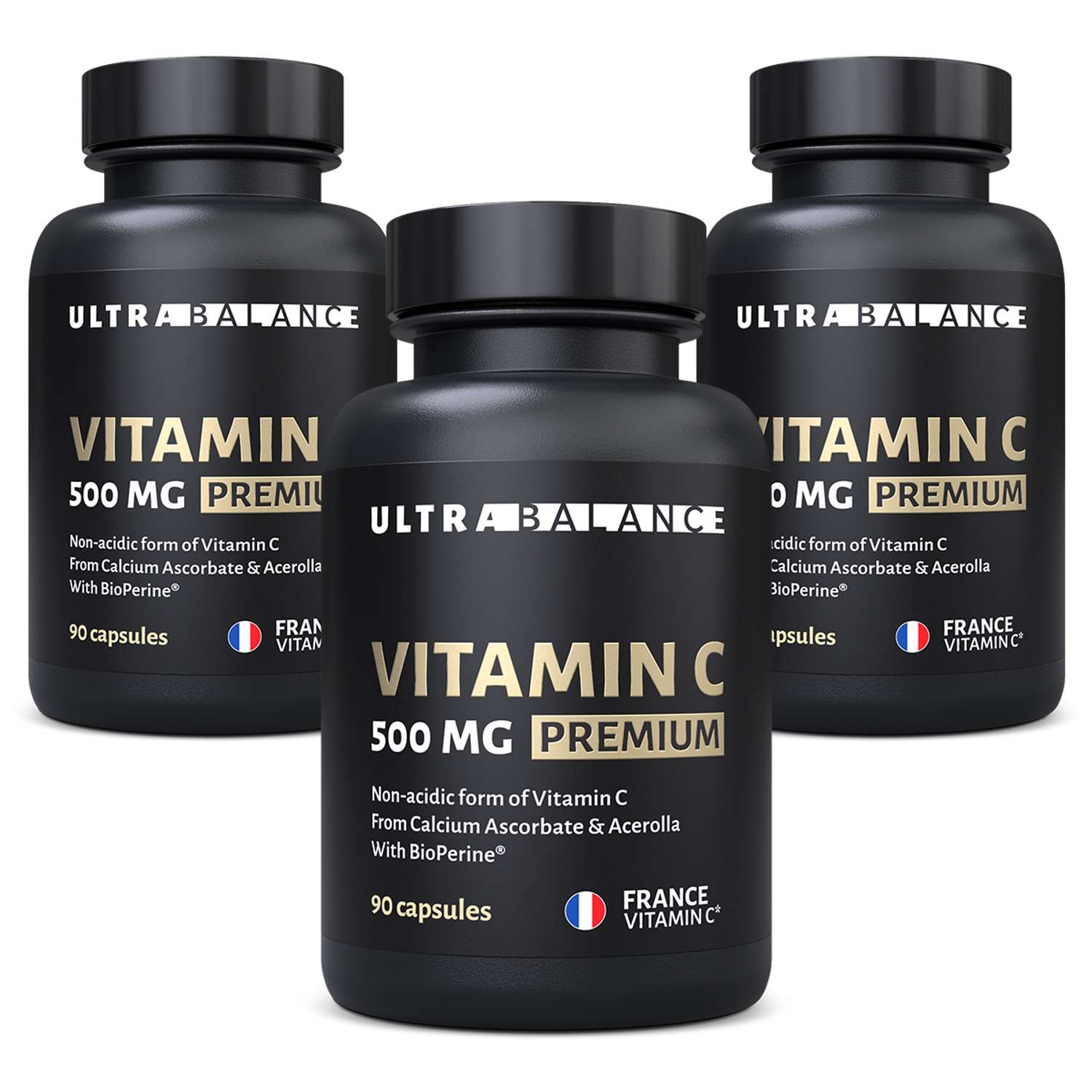 Витамин C для иммунитета UltraBalance бад комплекс 270 капсул 500 Mg Premium - фото 1