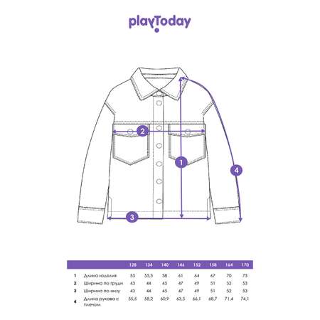 Куртка джинсовая PlayToday