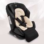 Автокресло с боковой поддержкой Amarobaby Favorite Isofix группа 0+/1/2/3 чёрный/бежевый