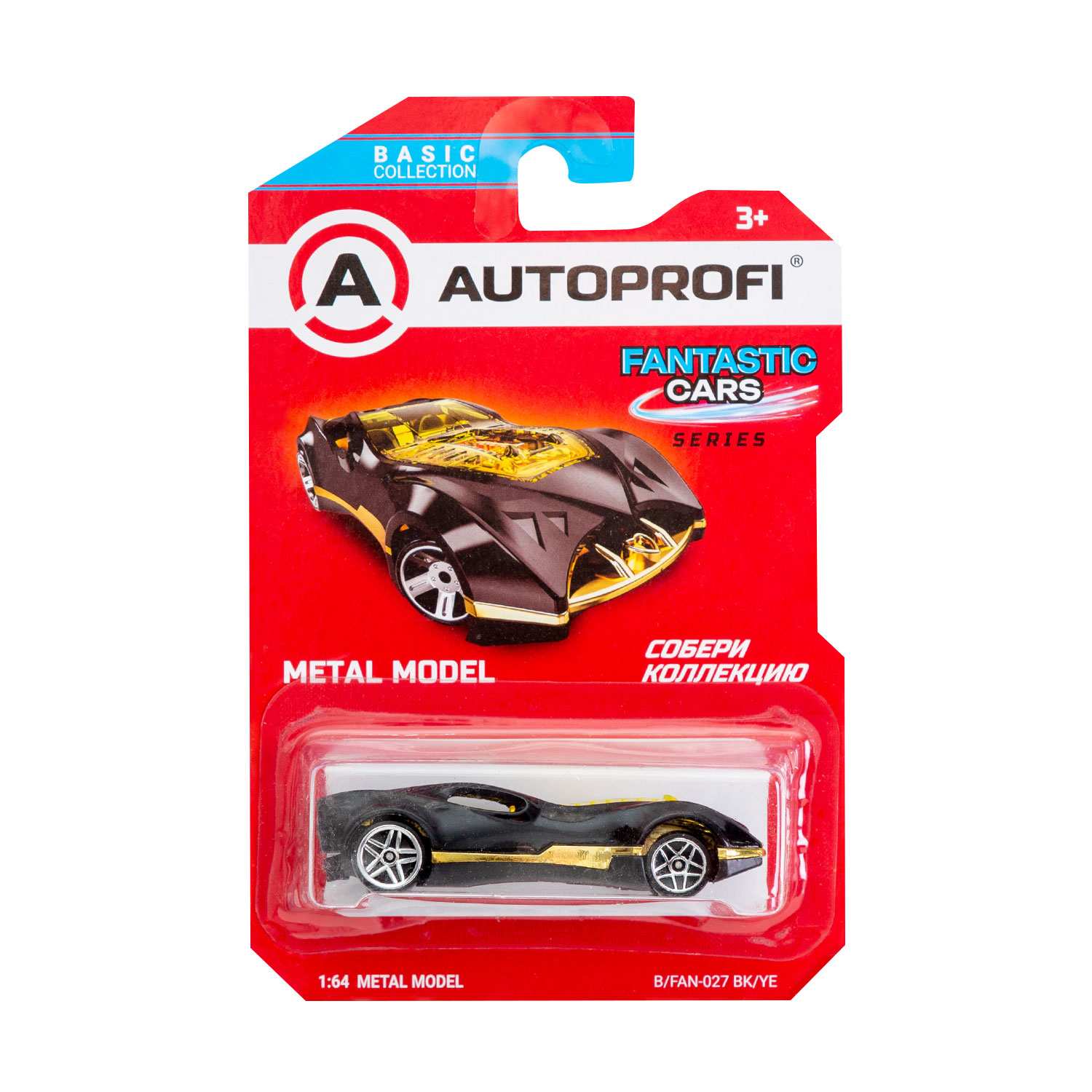 Машинка коллекционная 1:64 Autoprofi Basic серии Fantastic CAR-BASIC-01-TRU в ассортименте CAR-BASIC-01-FAN - фото 28