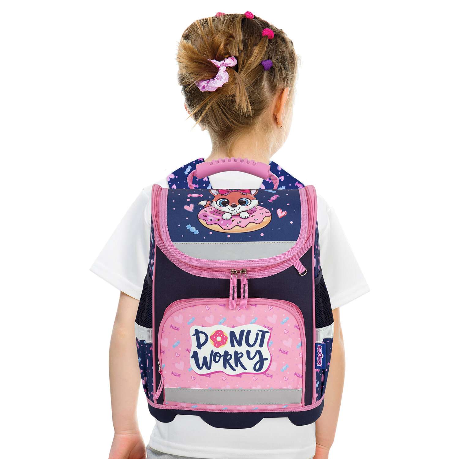 Рюкзак школьный Юнландия для девочки детский в 1 класс - фото 2