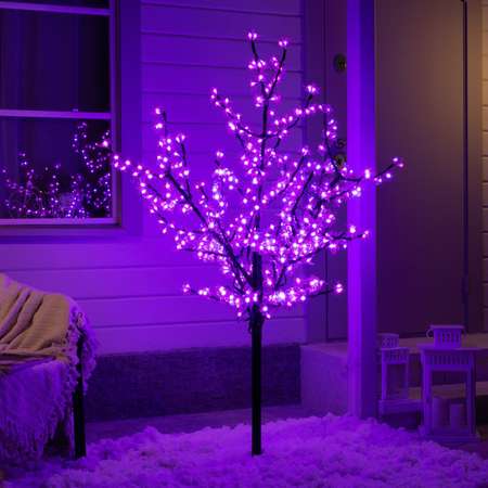 Светодиодное Luazon дерево «Баугиния» 1.5 м 480 LED постоянное свечение 220 В свечение фиолетовое