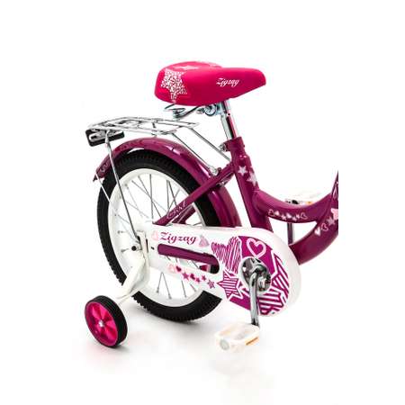 Велосипед ZigZag GIRL малиновый 16 дюймов