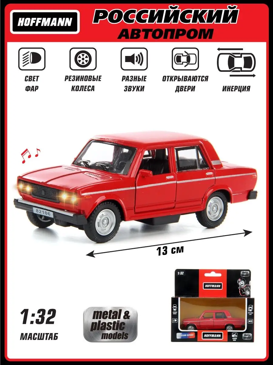 Автомобиль HOFFMANN 1:32 инерционный 102633 - фото 2