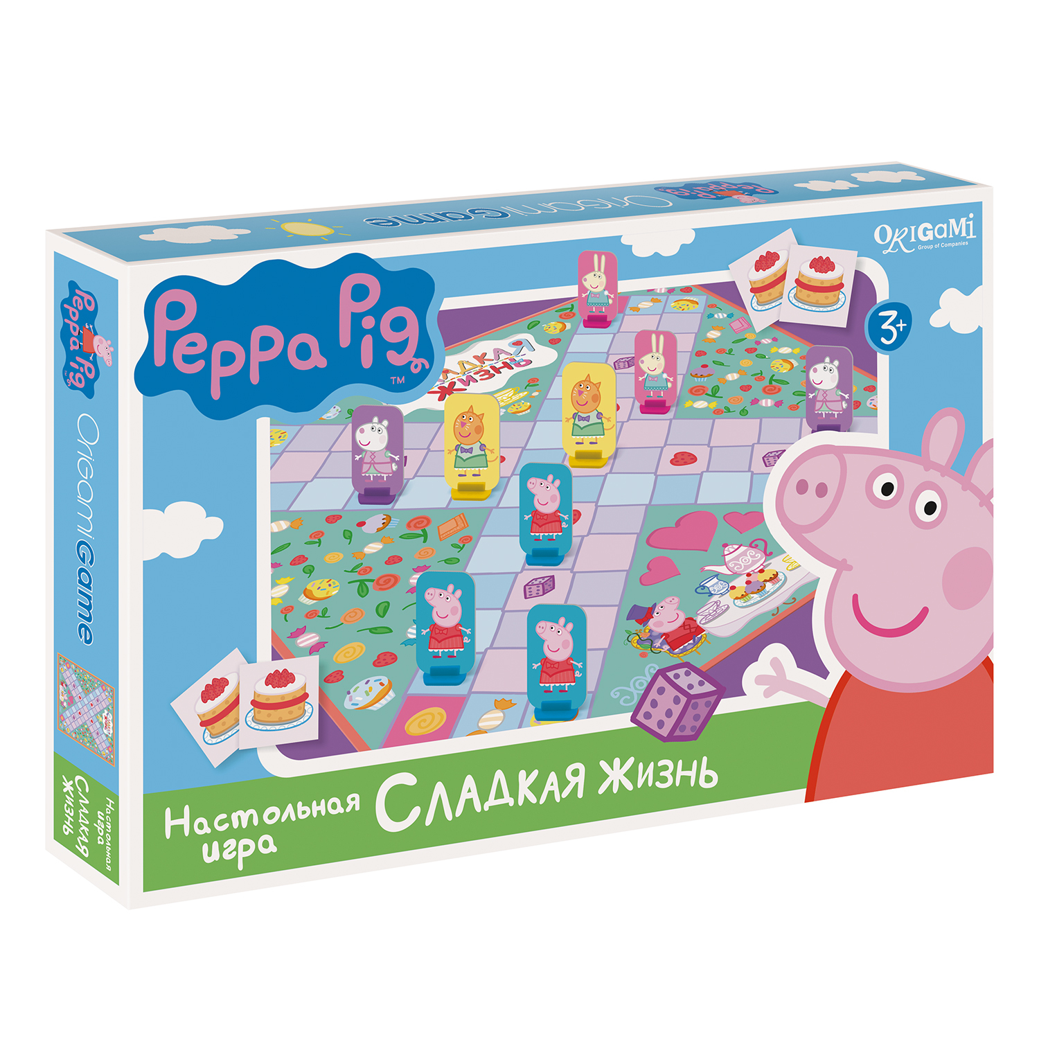 Игра настольная ORIGAMI Peppa Pig в ассортименте - фото 3