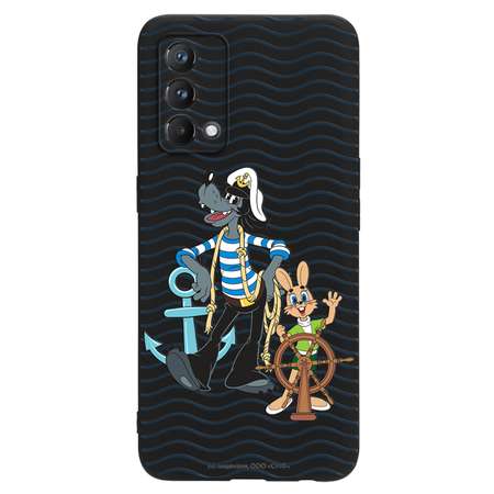 Силиконовый чехол Mcover для смартфона Realme GT Master Edition Q3 Pro Союзмультфильм Заяц и волк в море