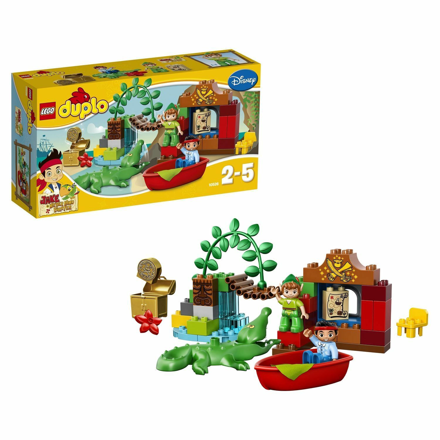 Конструктор LEGO DUPLO Jake Питер Пэн в гостях у Джейка (10526) купить по  цене 1829 ₽ в интернет-магазине Детский мир