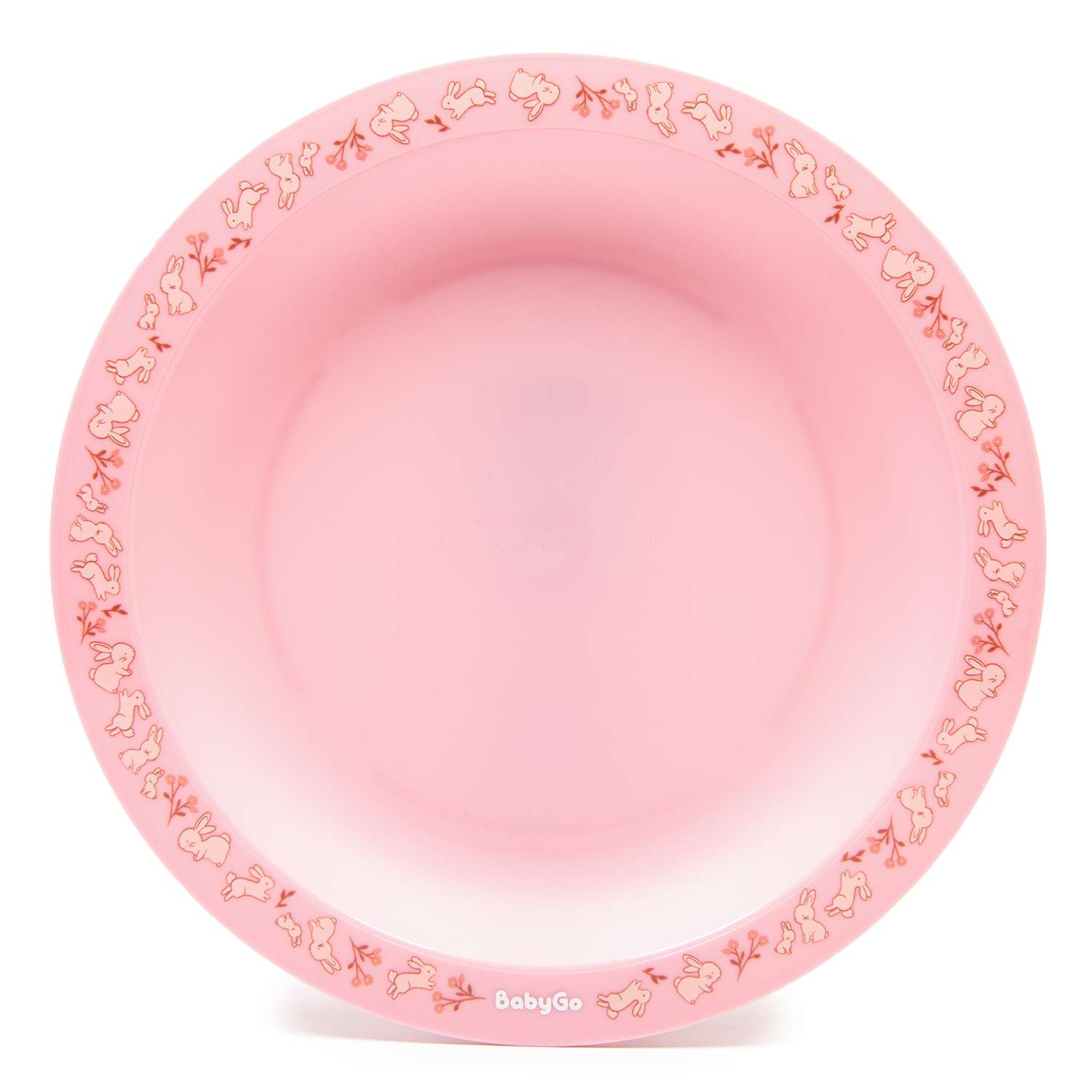 Тарелка BabyGo Pink 1 шт. - фото 1