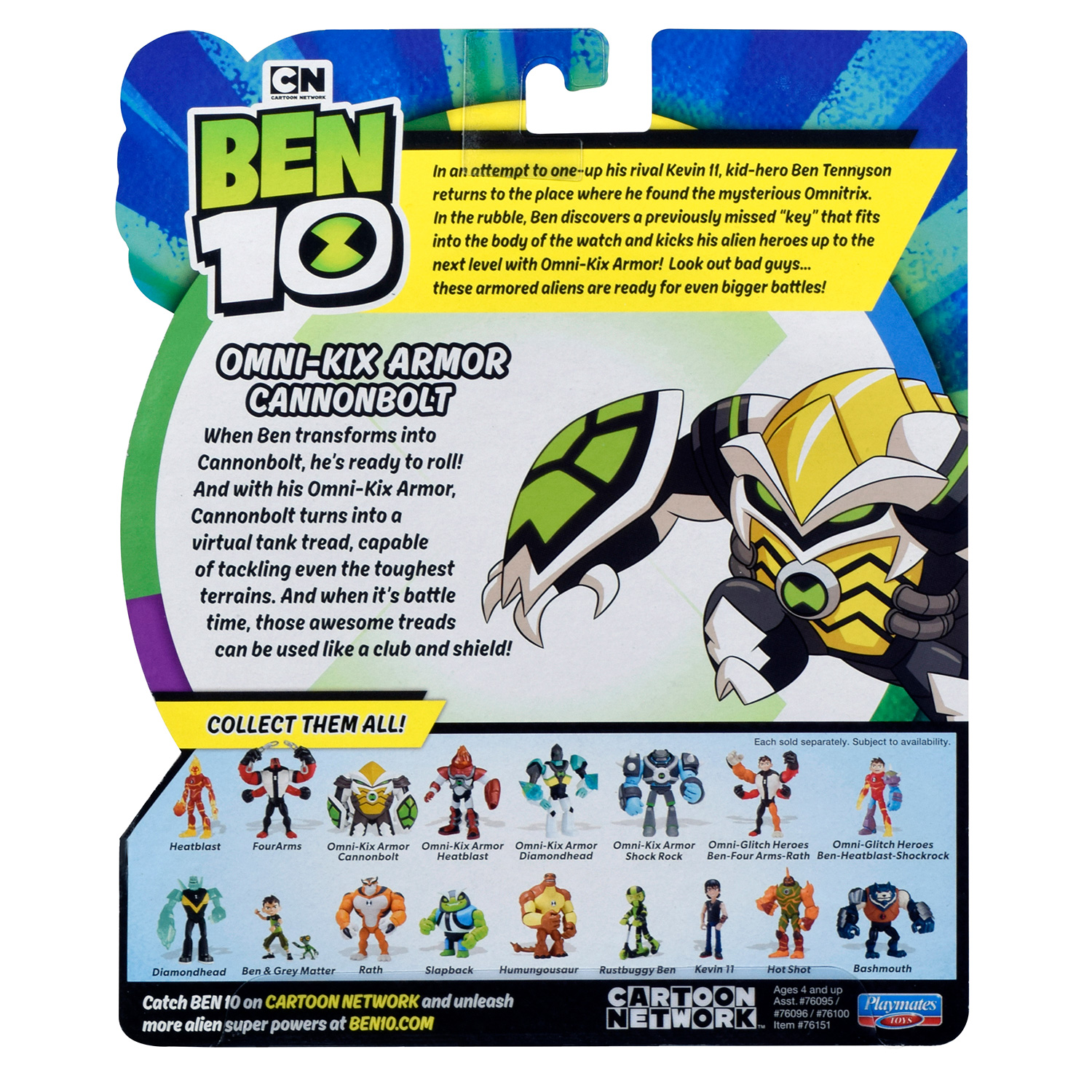 Фигурка Ben10 Бронированный Ядро 76151 - фото 4