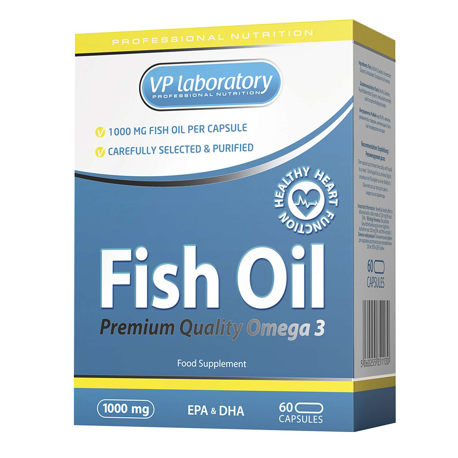 БАД VPLAB Fish Oil 60капс - фото 1